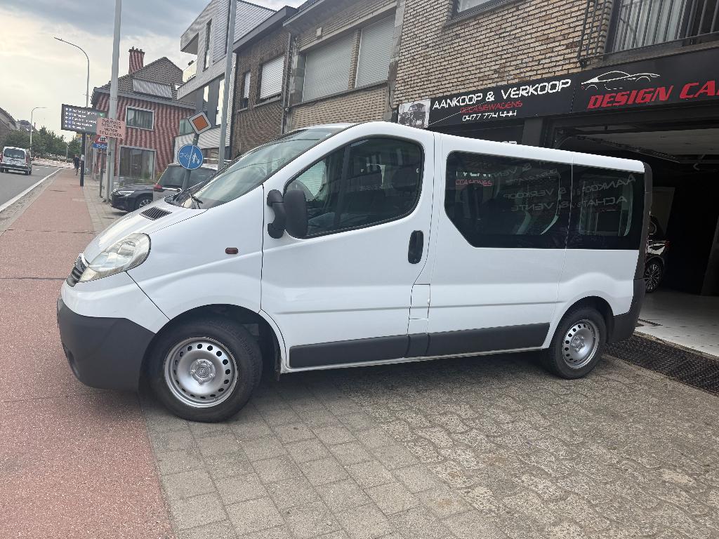 Opel Vivaro PMR rolstoel+5-zits netto 7438, Auto's, 4 deurs, Wit, Bedrijf, Grijs