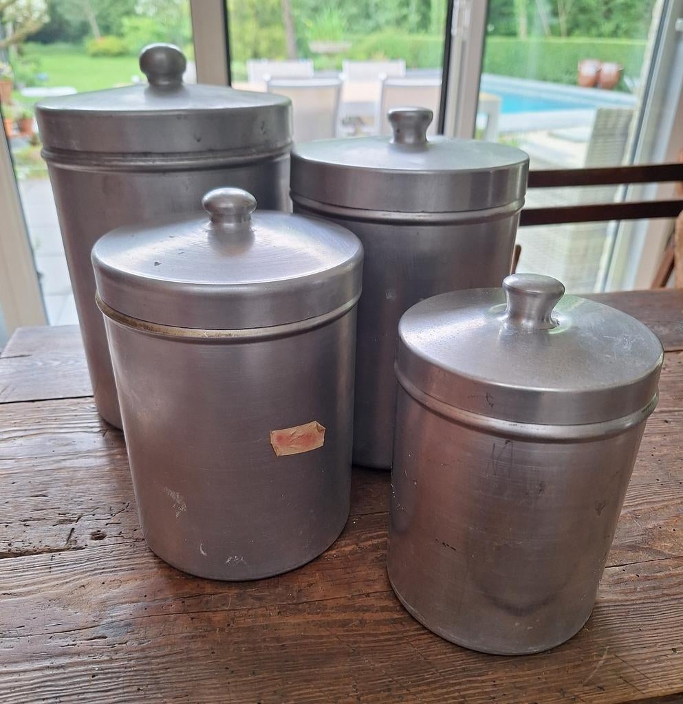 4 modulaire voorraadpotten, Huis en Inrichting, Keuken | Potten en Pannen, Ophalen of Verzenden