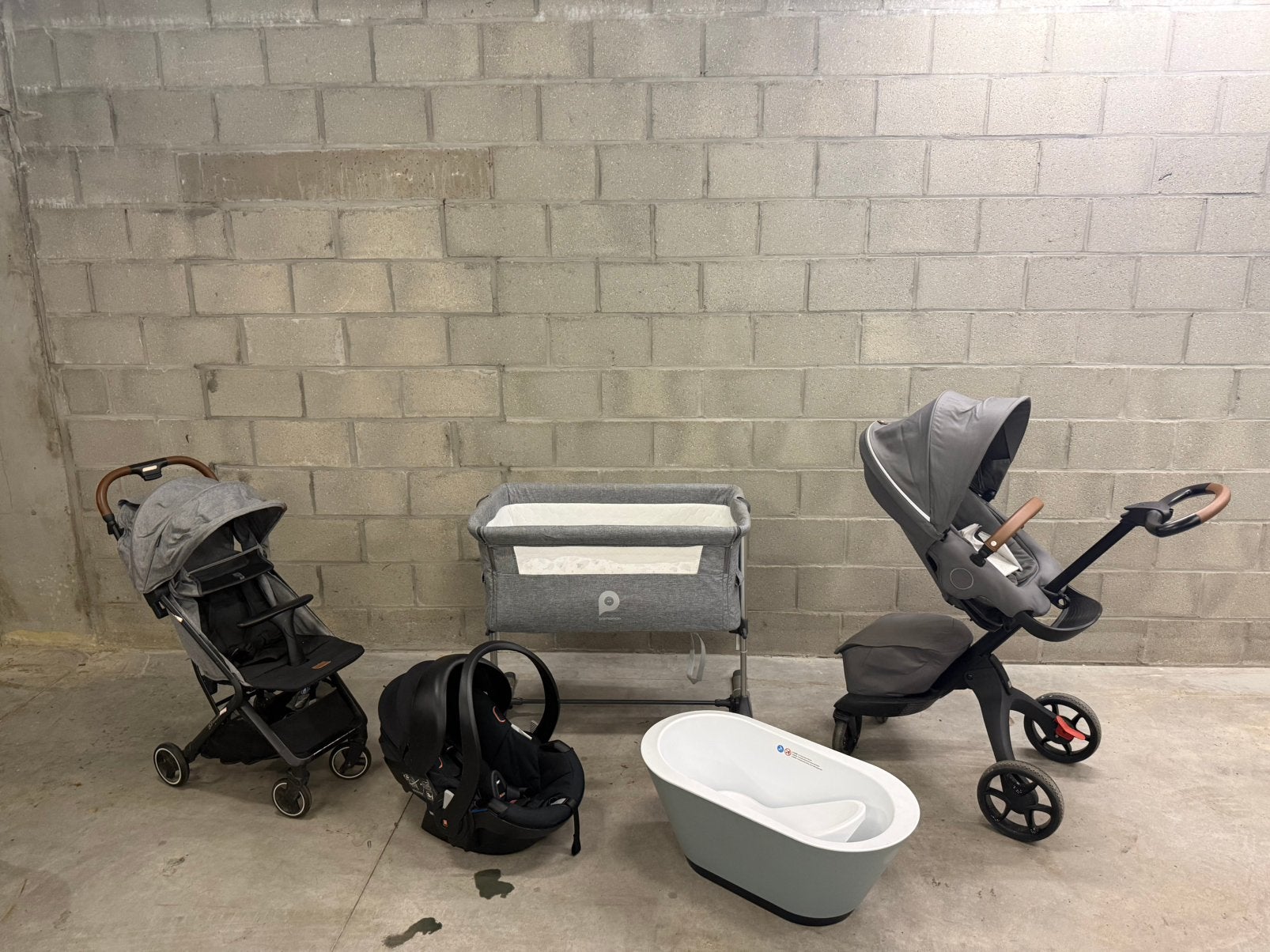 Baby buggy (stokke) alles samen 500€, Enlèvement, Comme neuf, Autres marques, Dossier réglable