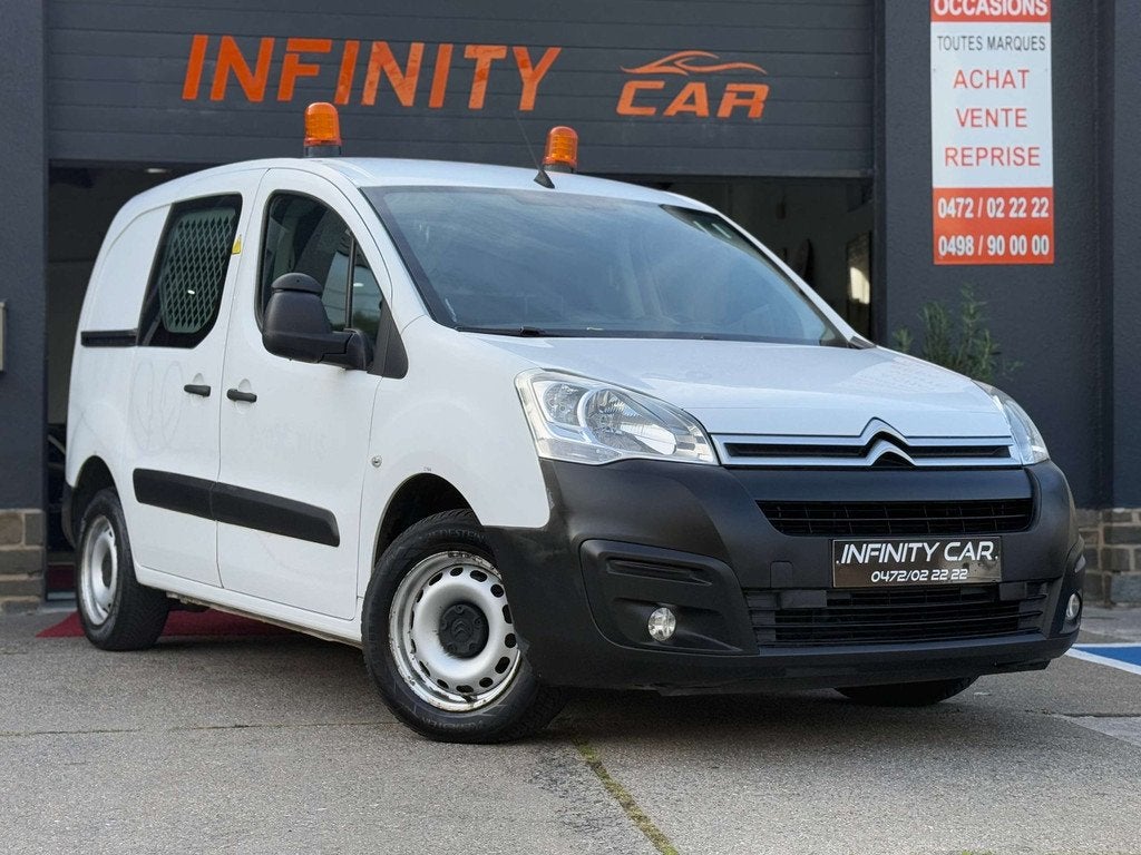 Citroën Berlingo 1.6 BlueHDi L1 Club chantier/werf, Autos, Achat, Euro 6, Boîte manuelle, Noir