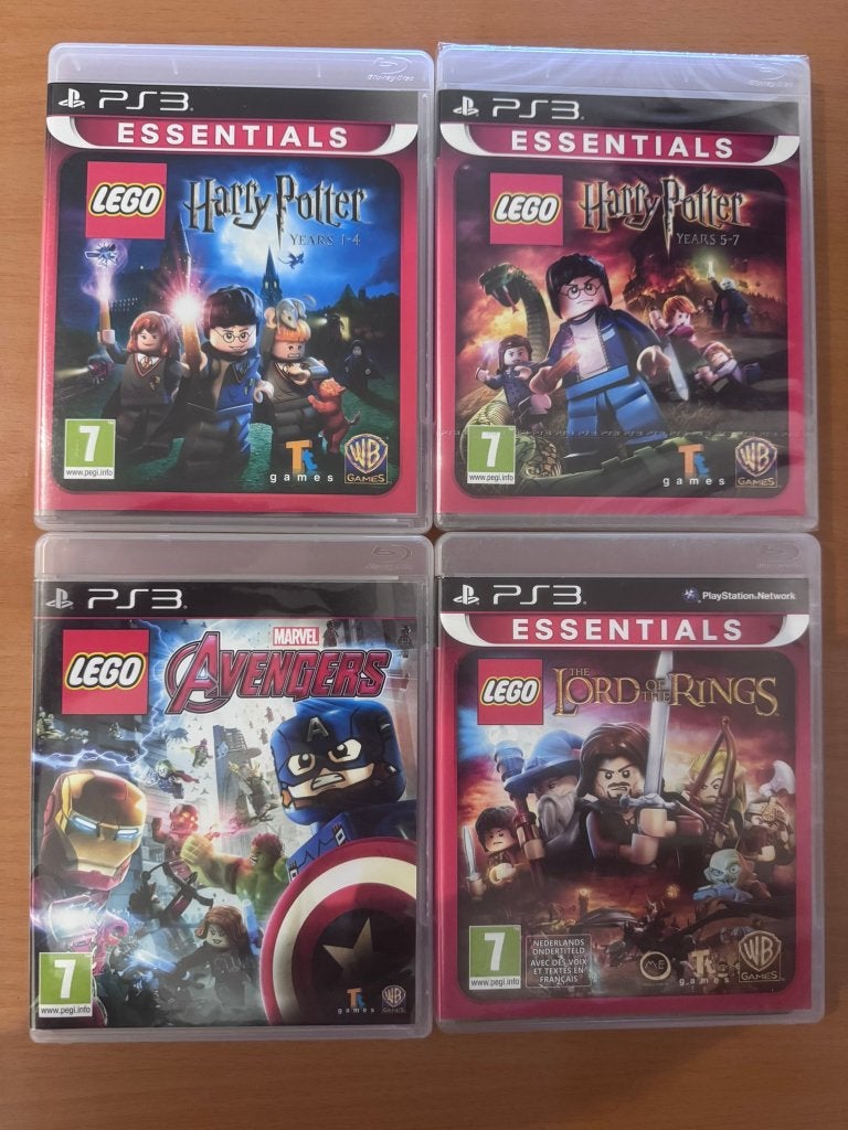 LEGO PS3-pakket – 4 games, waarvan één nieuw in folie, Consoles de jeu & Jeux vidéo, Jeux | Sony PlayStation 3, Utilisé, Aventure et Action