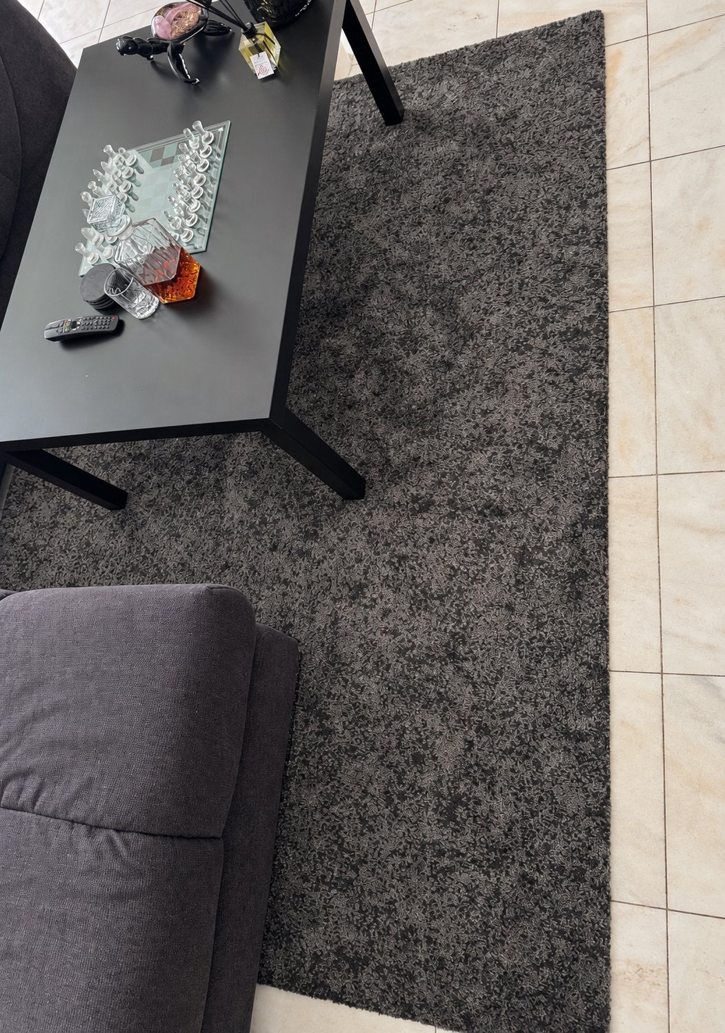 Vloermat grijs, Maison & Meubles, Gris, 200 cm ou plus, 150 à 200 cm, Comme neuf