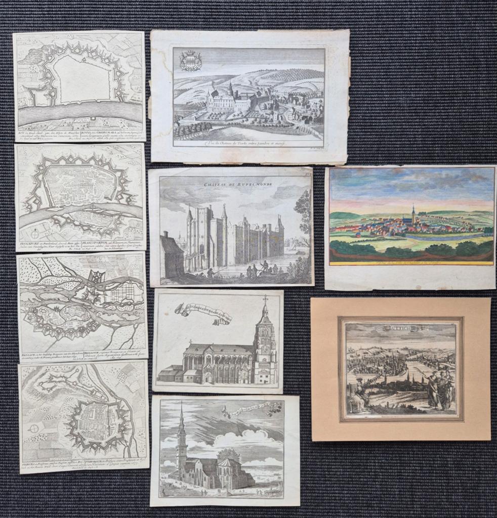 Lot de gravures XVIIIe et XIXe, Ophalen of Verzenden