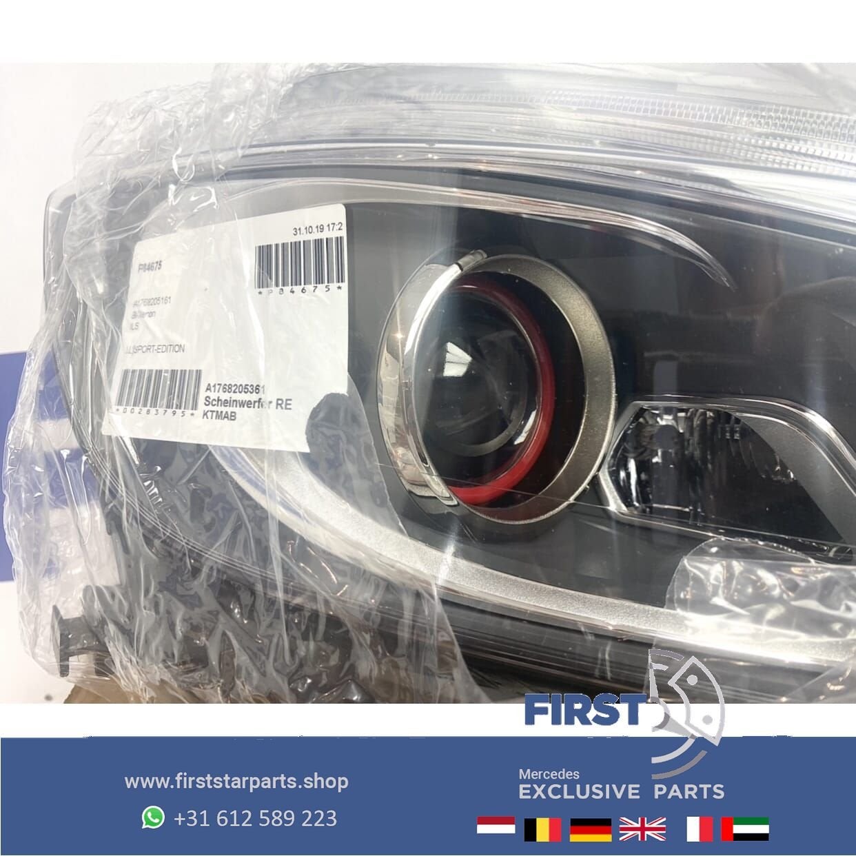 W176 A KLASSE A45 AMG LED ILS KOPLAMP RECHTS RODE RING INTEL, Utilisé, -, -, Enlèvement ou Envoi