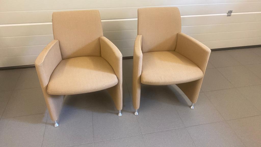 2 zeteltjes Leolux, Moins de 75 cm, Design, Enlèvement, Utilisé