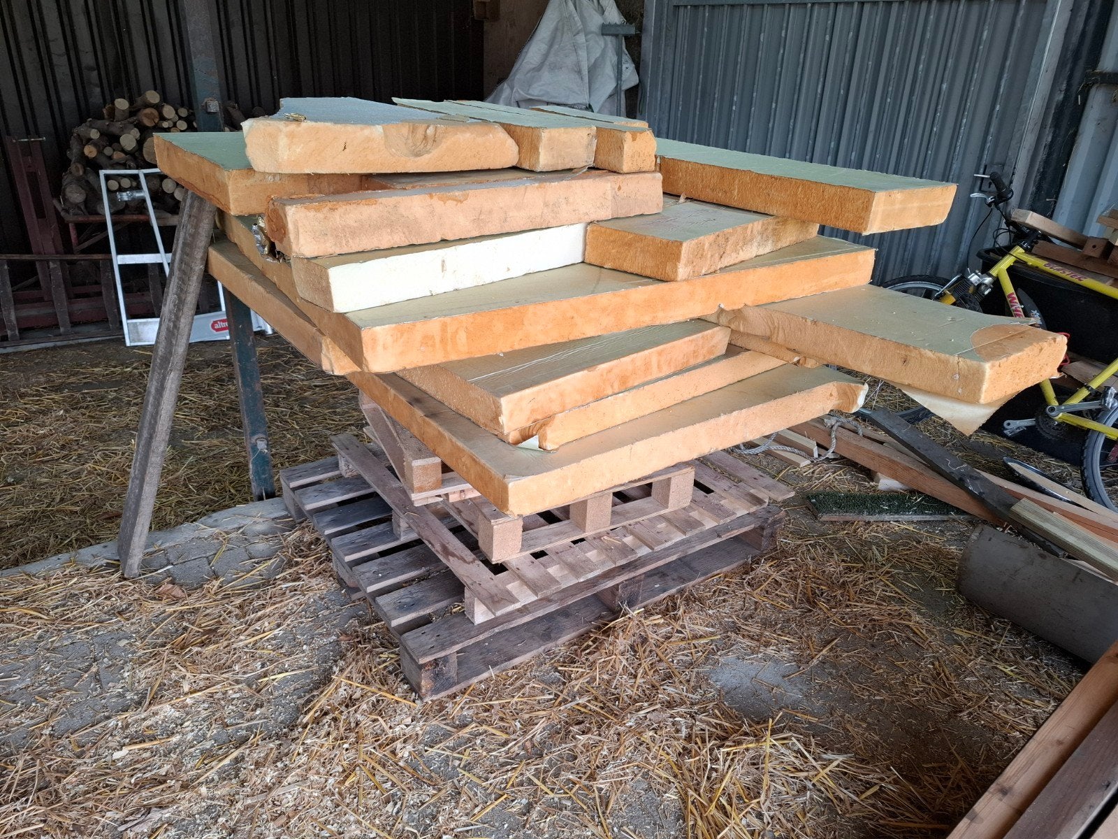 Petit lot de plaques PIR, panneaux isolants, Enlèvement, Mousse rigide (PIR), 8 à 12 cm
