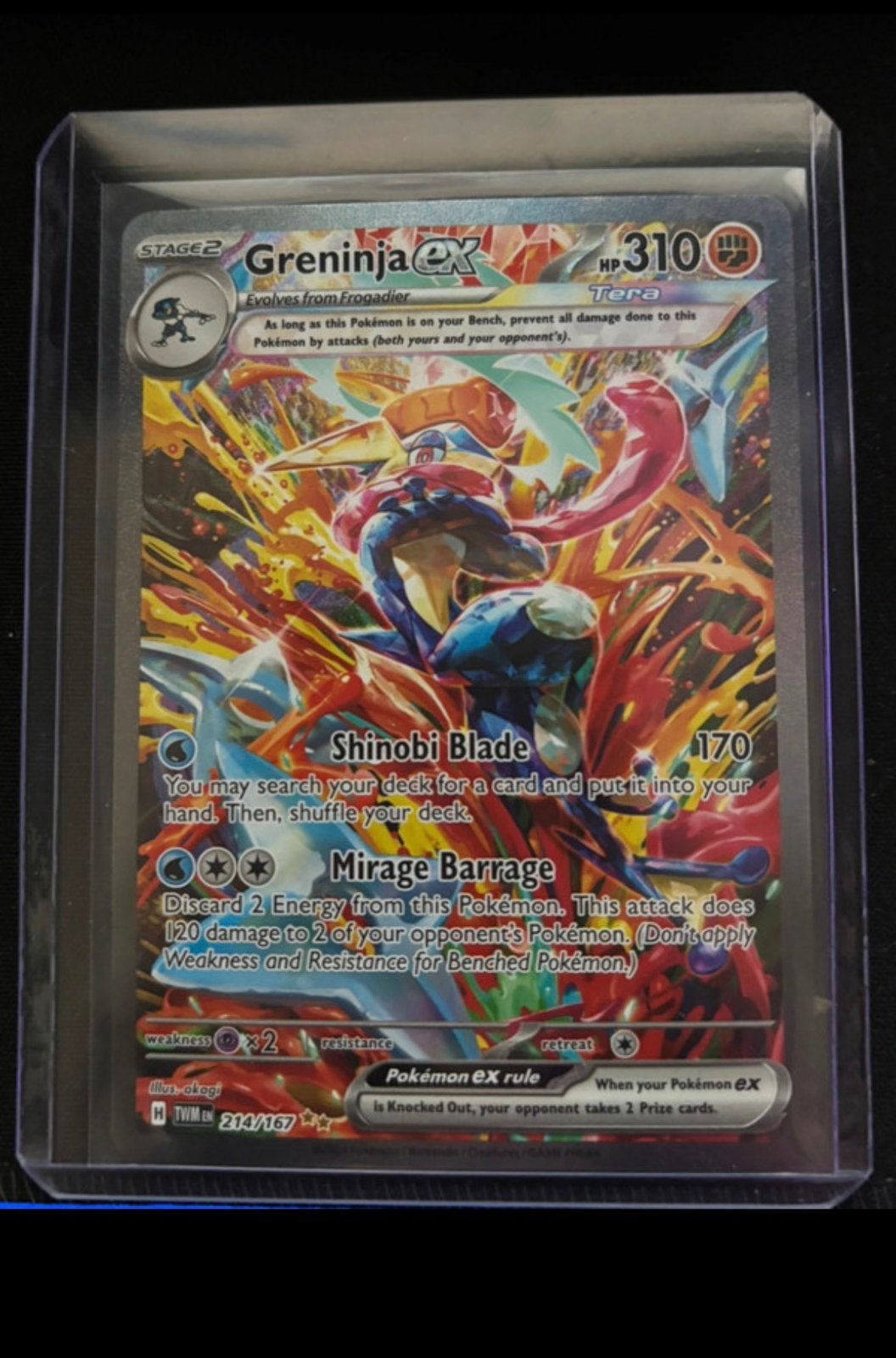 Greninja EX, Ophalen of Verzenden, Nieuw