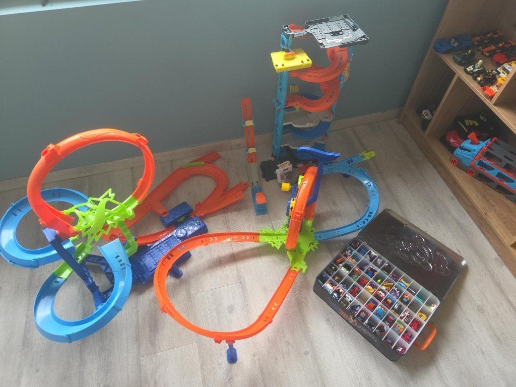 Hotwheels, Ophalen, Racebaan, Zo goed als nieuw, Hot Wheels