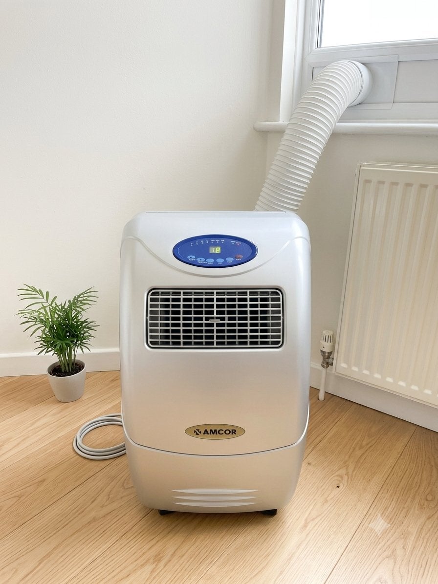 Koopje! Krachtige Amcor Mobiele Airco (AMC 12KE-410), Elektronische apparatuur, Airco's, Ophalen, Zo goed als nieuw