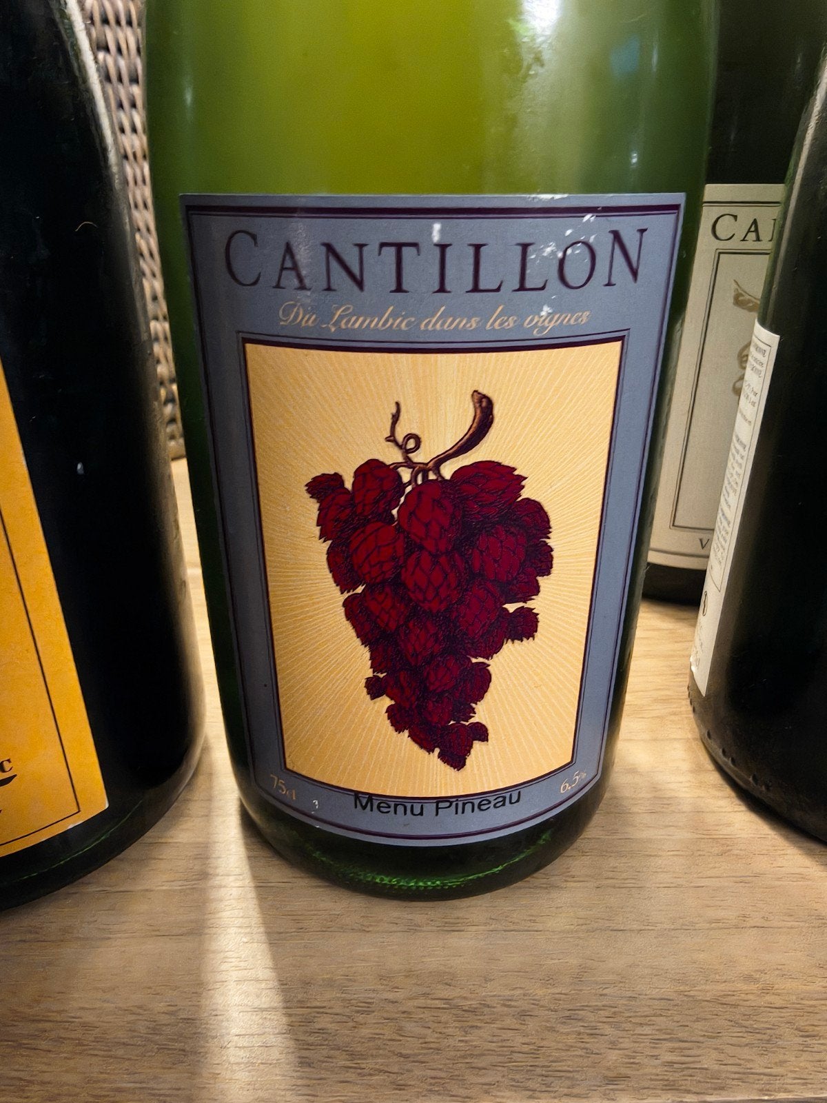 Cantillon menu pineau, Verzamelen, Ophalen