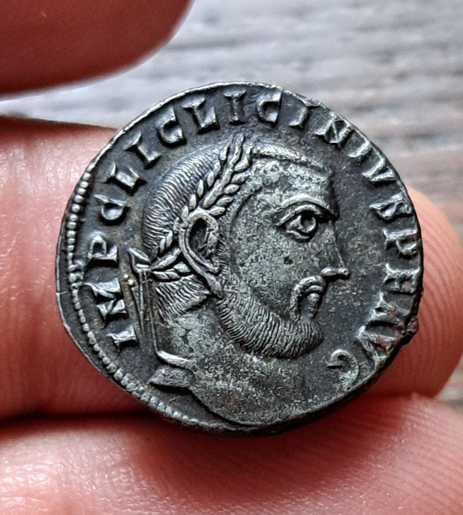 Licinius Ier - Genio Avgvsti - Avec son argenture, Enlèvement ou Envoi, Autres pays, Monnaie en vrac, Argent