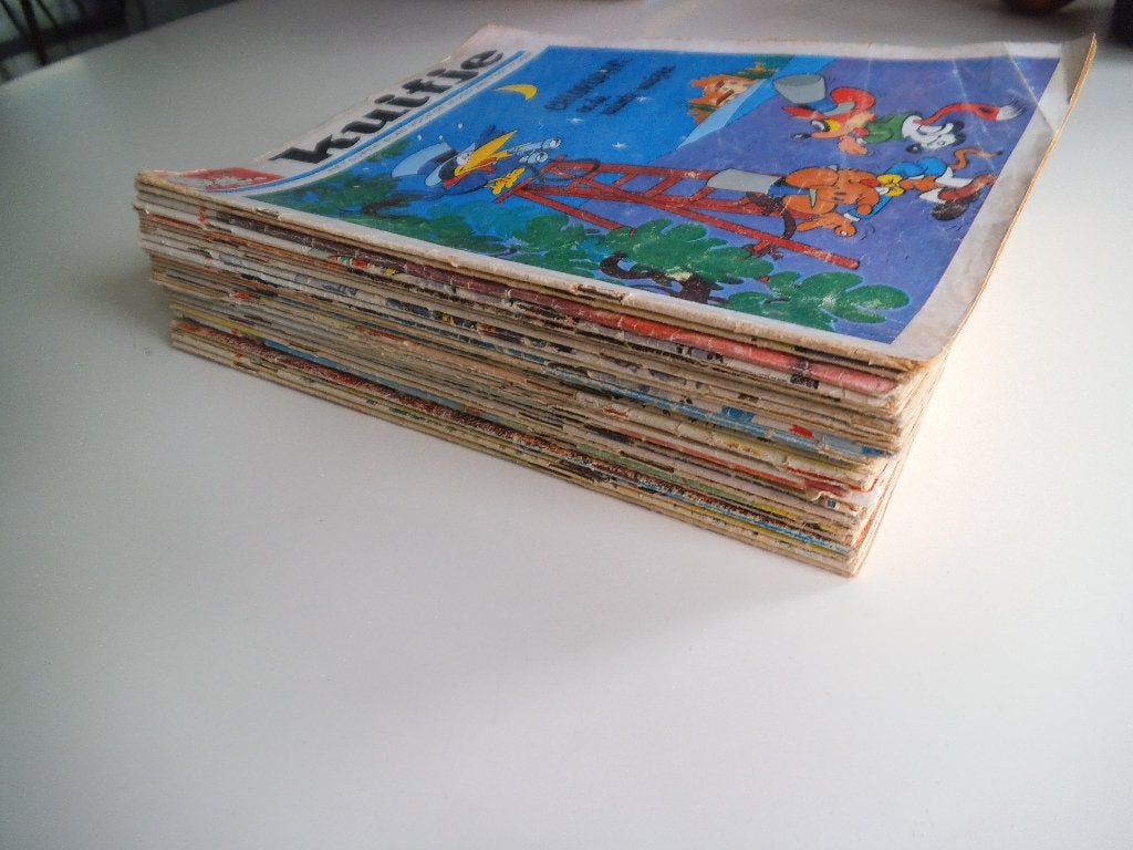 Lot 27 Kuifje magazine's  1965-1966, Plusieurs BD, Enlèvement ou Envoi, Utilisé