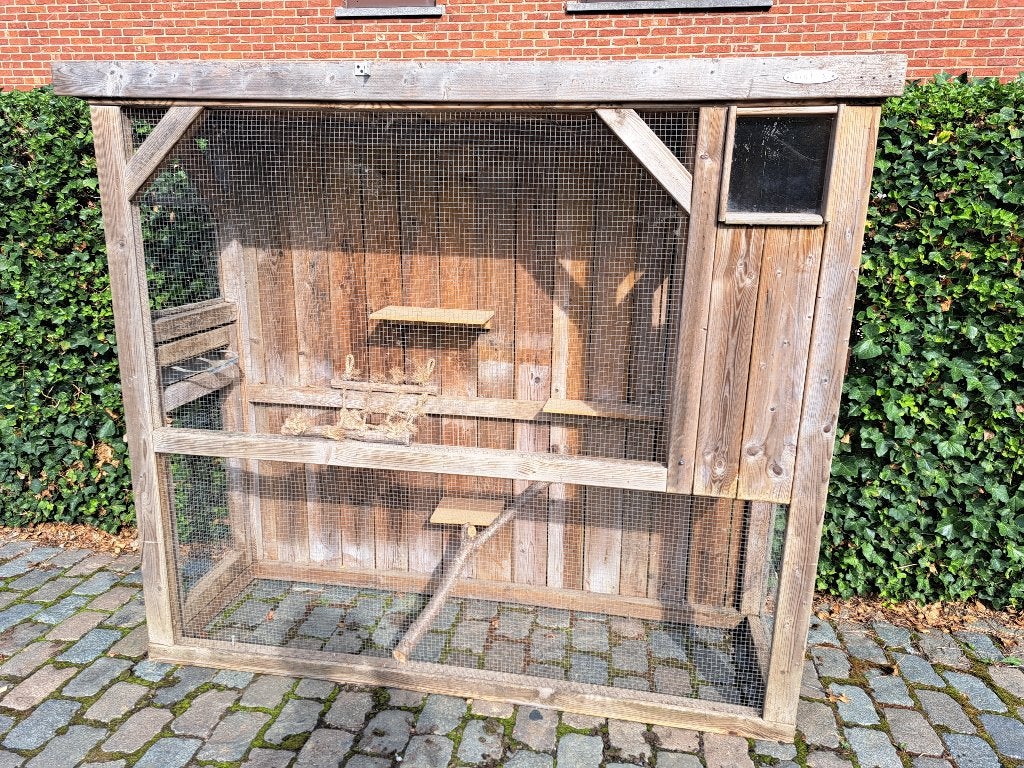 Vogelhok/ vogelkooi/ kattenverblijf, Ophalen, Gebruikt