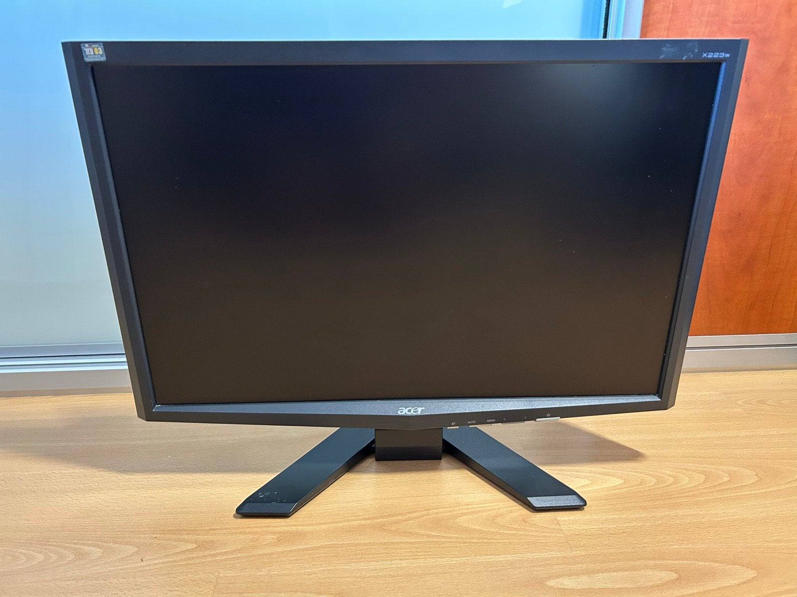 Acer LCD X223W-scherm, Ophalen, Zo goed als nieuw, DVI, TN