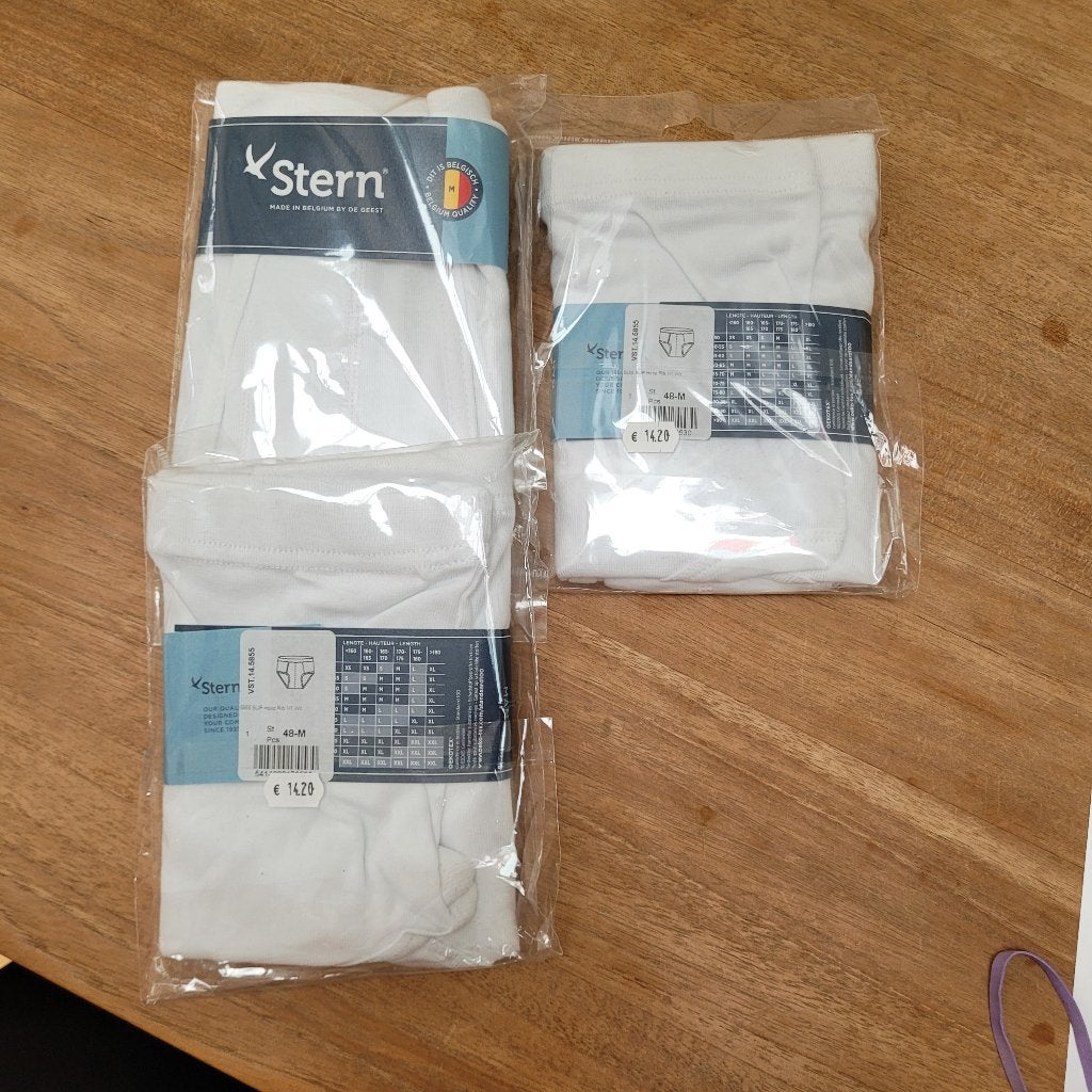 3 nieuwe onderbroeken Stern heren, maat 48, Kleding | Heren, Ondergoed, Ophalen of Verzenden