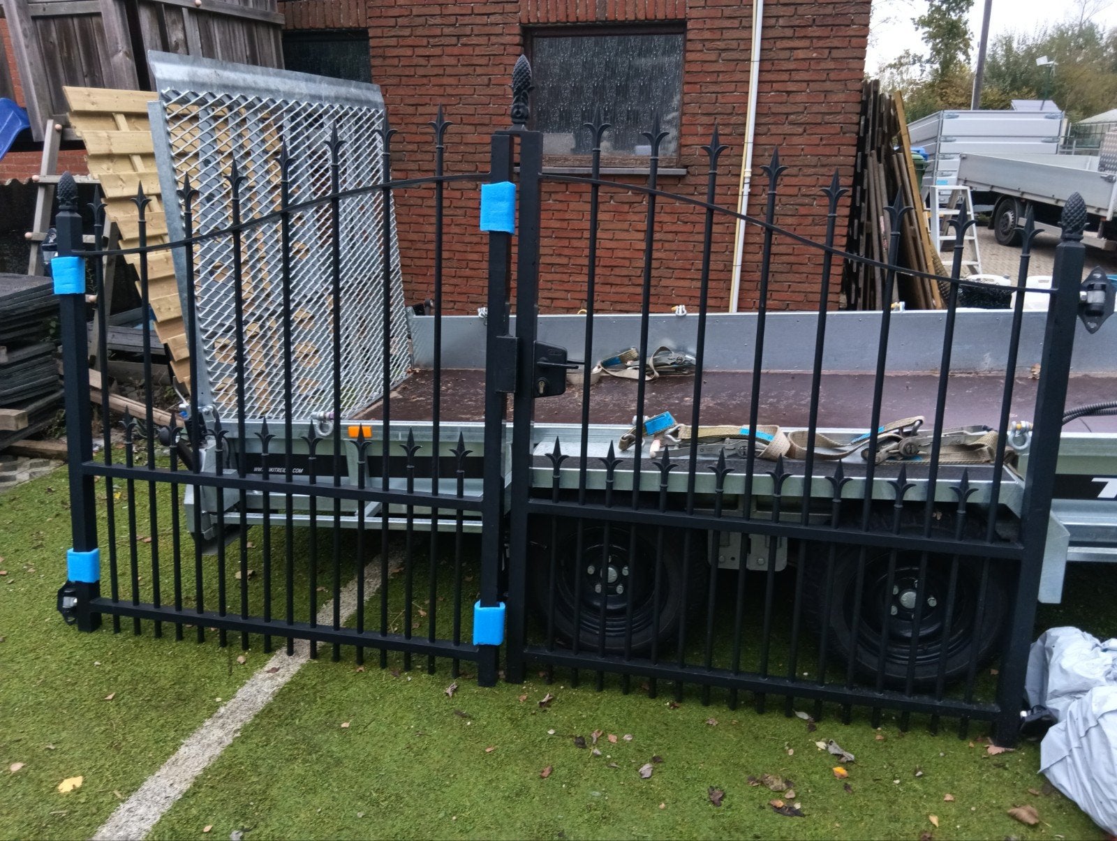 Aluminium tuinpoort voor de handige harry, Tuin en Terras, Ophalen, Aluminium