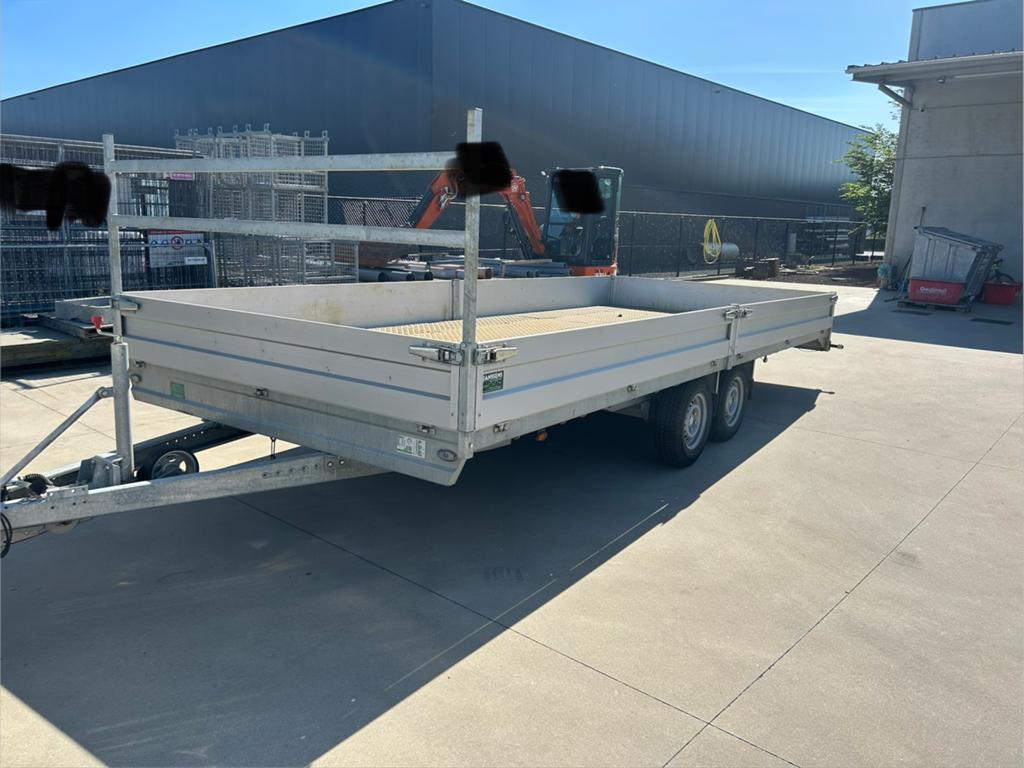 Aanhangwagen janssens 3.5ton, Ophalen, Zo goed als nieuw