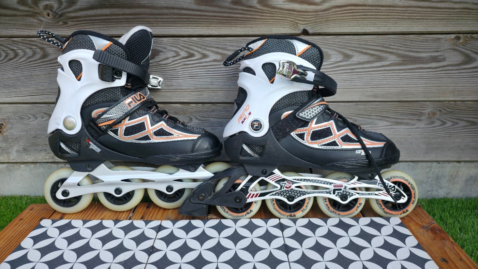 Inlineskates Fila, Ophalen