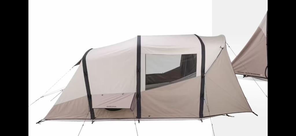 Tent Decathlon Air Seconds 4.2, Caravans en Kamperen, Tenten, Ophalen, Zo goed als nieuw, Tot en met 4