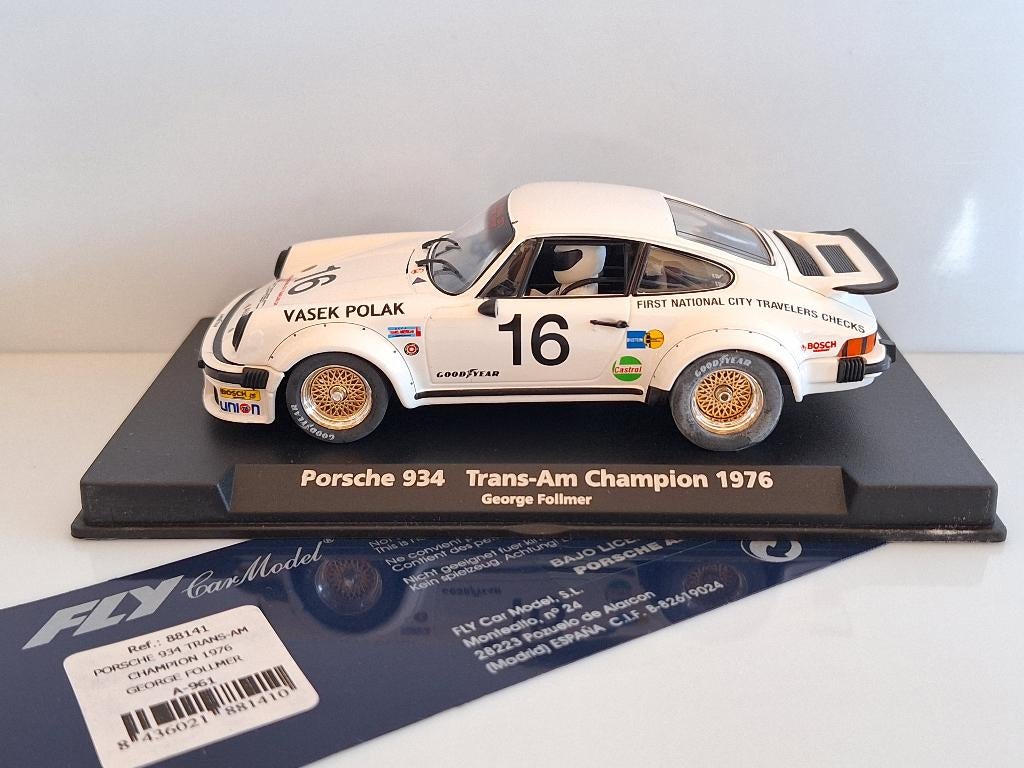 Volez en Porsche 934 Trans-Am Champion 1976 George Folmer, Neuf, Autres marques, Électrique, Circuit