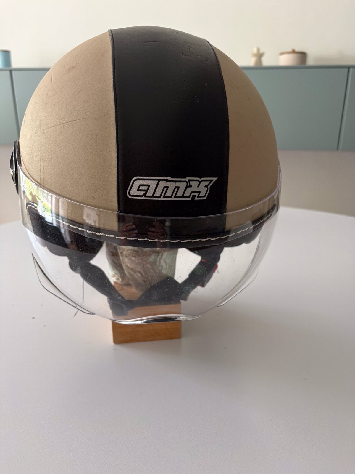Gratis helm,maat XL ongevalvrij, Fietsen en Brommers, Brommerhelmen, Ophalen, Gebruikt, Extra large of groter