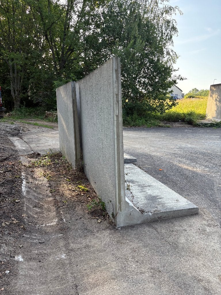 7 éléments en L béton BX–Béton de la Lomme–Jamais posés, 200 cm ou plus, Enlèvement, 50 cm ou plus, Béton