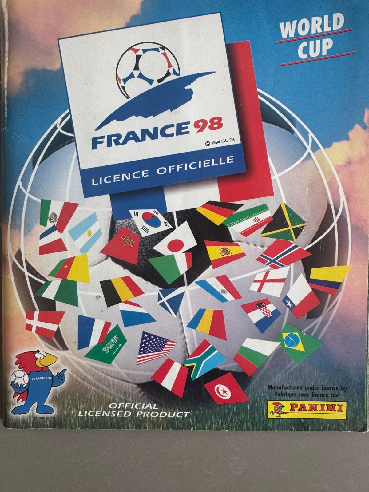 Panini France 98 – volledig album met originele stickers, Ophalen, Zo goed als nieuw