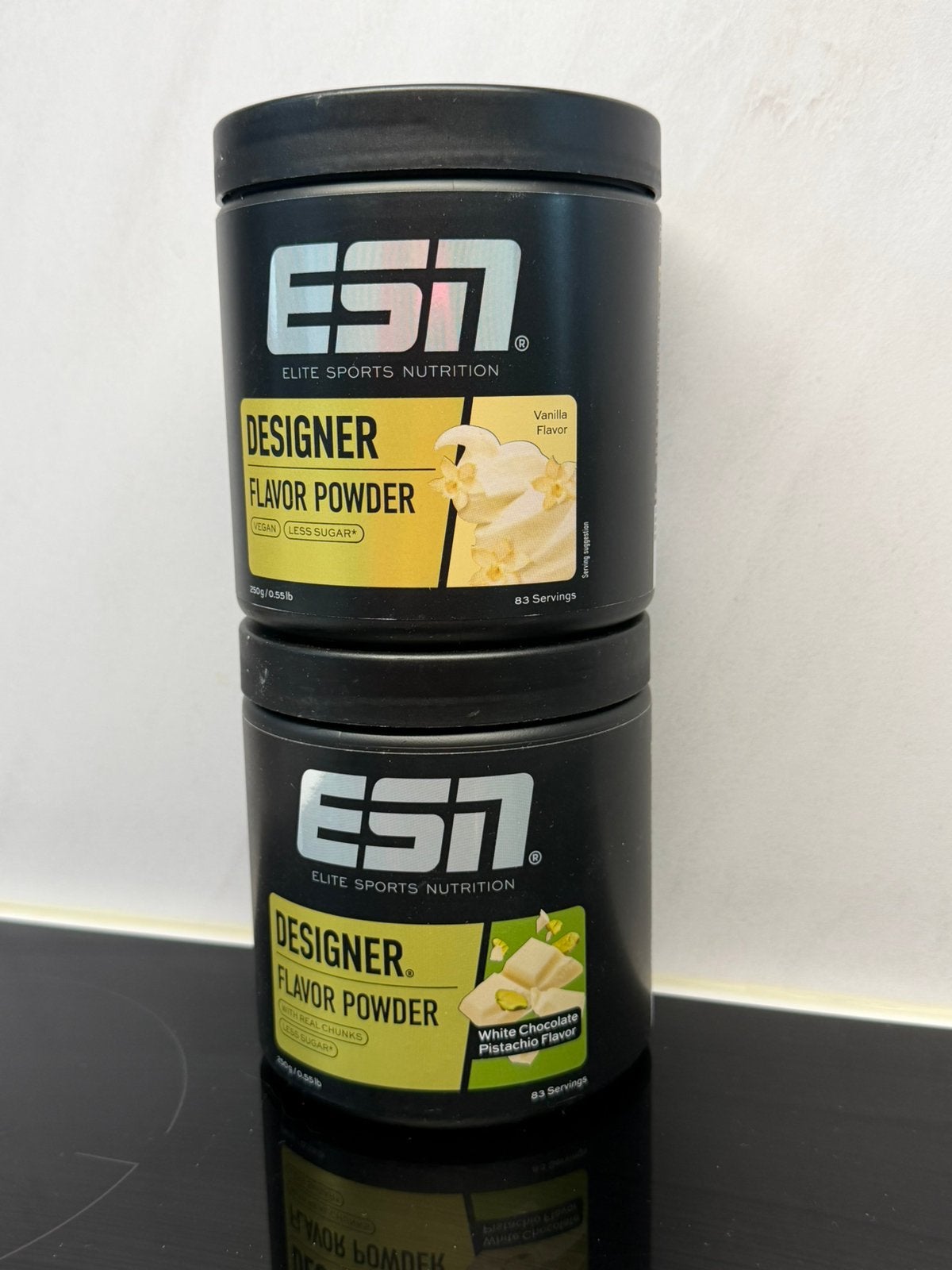 ESN Flavour Powder - Vanille / Witte Chocolade Pistache, Enlèvement ou Envoi, Comme neuf