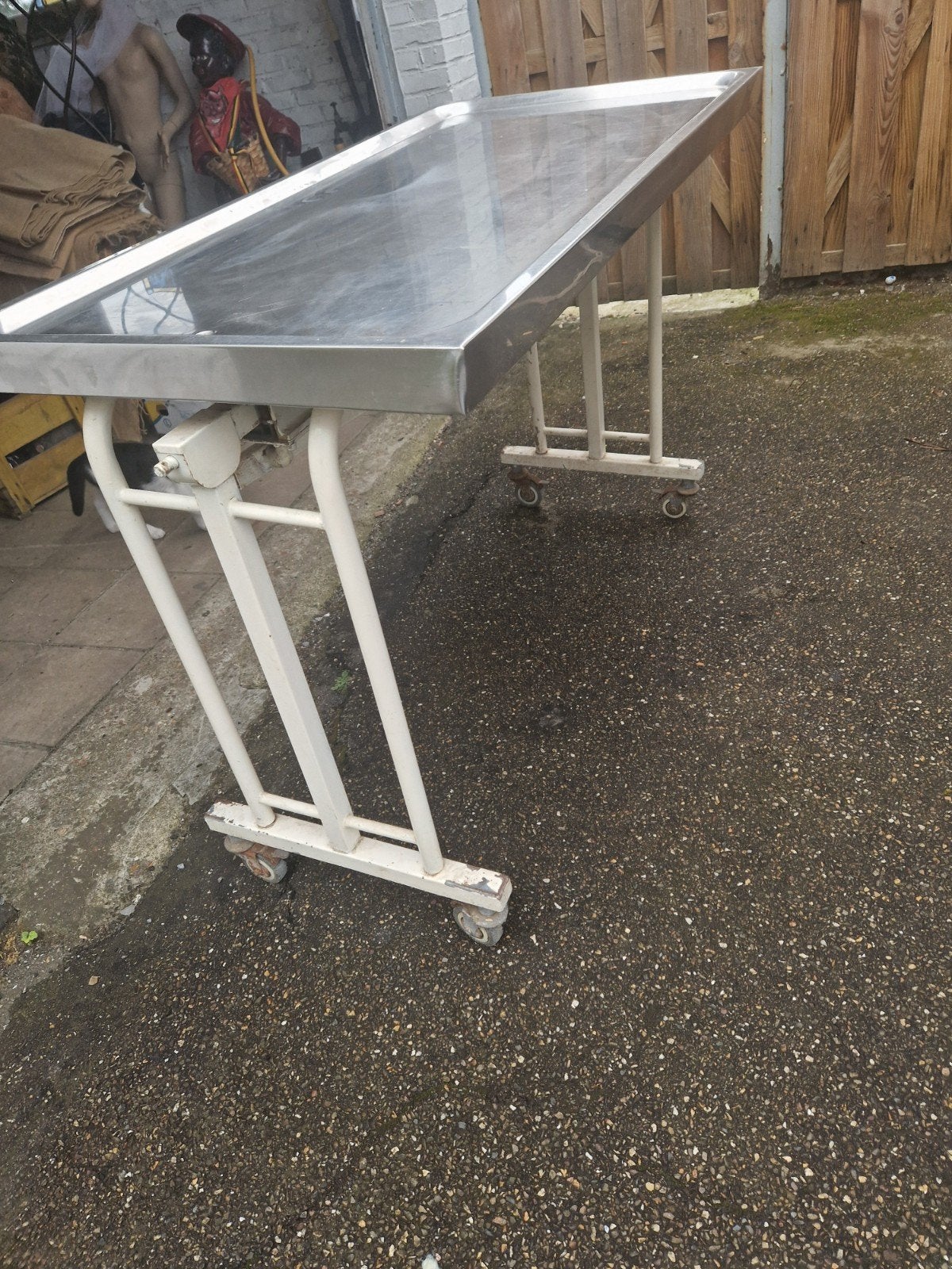 oude dierenarts-werktafel AFGEPRIJSD!!! €75, Antiek en Kunst, Ophalen