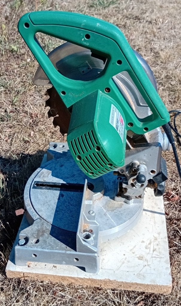 Afkortzaag Topcraft in goede staat, 1300 W ., Bricolage & Construction, 30 à 70 mm, Enlèvement, Utilisé, Top Craft