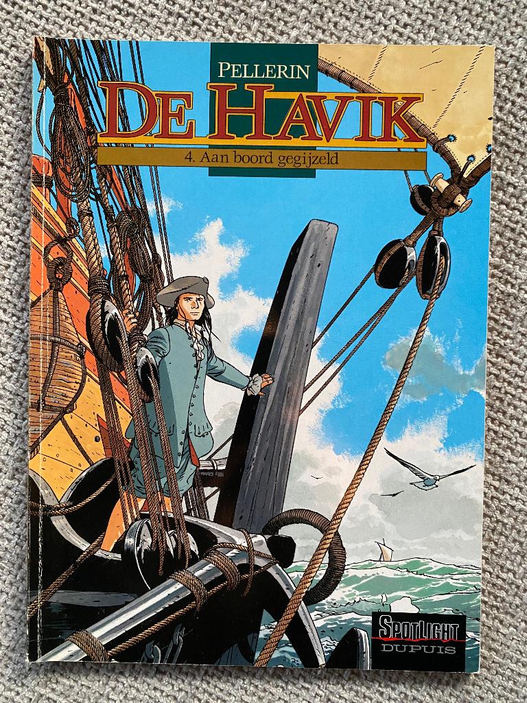 De Havik - Aan boord gegijzeld, Eén stripboek, Ophalen of Verzenden, Gelezen