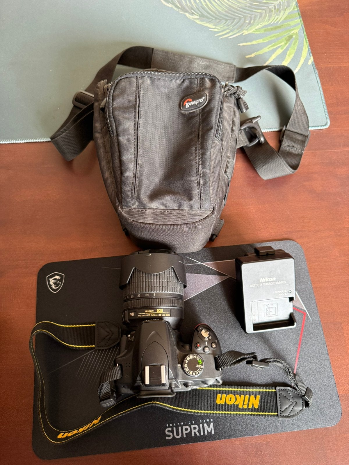 Nikon D3200 + Lens 18-105 + SD 32GB + tas, Audio, Tv en Foto, Ophalen, Spiegelreflex, Geheugenkaart, Zo goed als nieuw