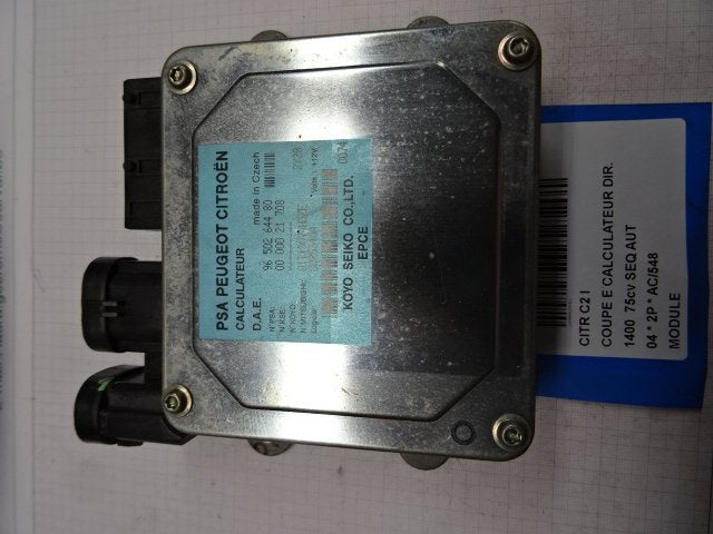 UNITE ELECTRONIQUE Citroën C2 (JM) (9650264480), Citroën, Mevr. I. Hauben, Utilisé, Rue de l'Espoir 34 34
4030  GRIVEGNÉE, BE