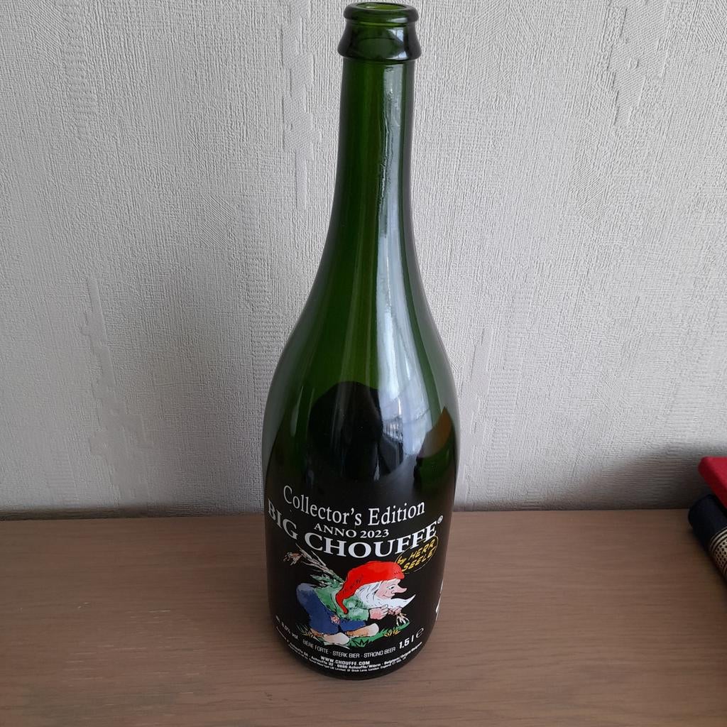 Bierfles Big Chouffe Collector's Edition 2023. by Herr Seele, Verzamelen, Ophalen, Gebruikt, Flesje(s)