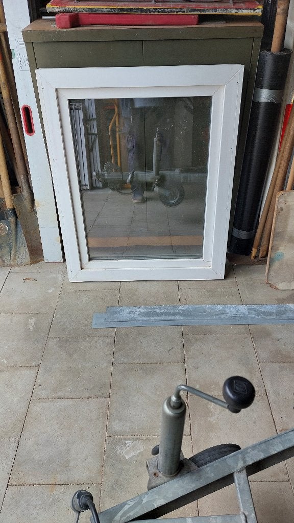 PVC Raam, Doe-het-zelf en Bouw, Ophalen, Gebruikt, 80 tot 120 cm, 80 tot 120 cm