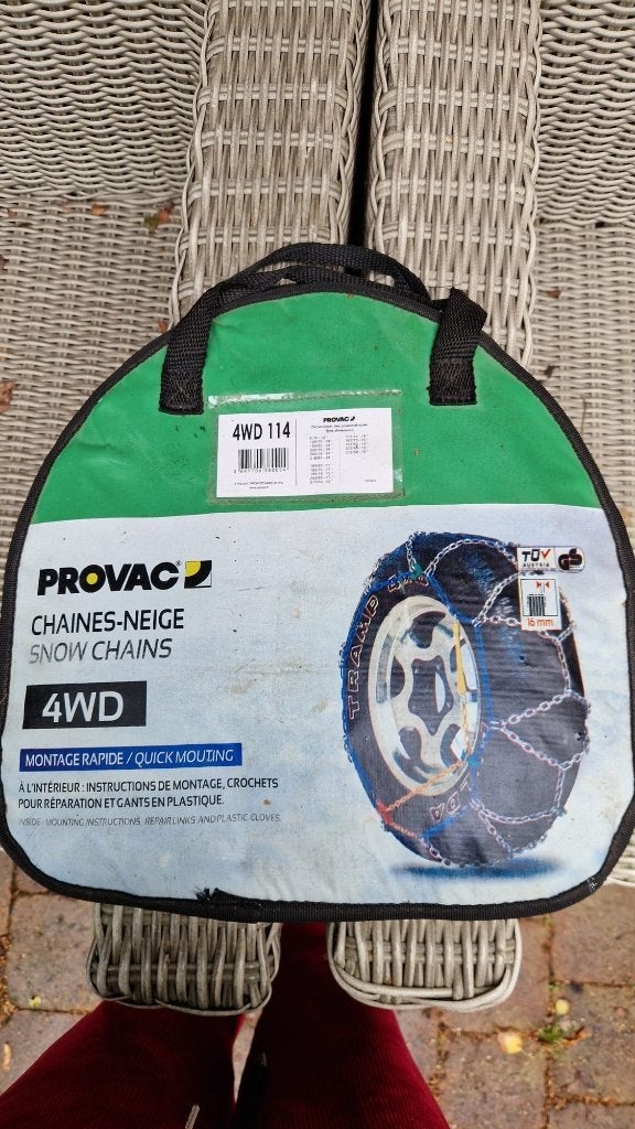 PROVAC 4WD 114 sneeuwkettingen 16 mm – 195/70 R15 – NIEUW, Autos : Pièces & Accessoires, Enlèvement, Neuf