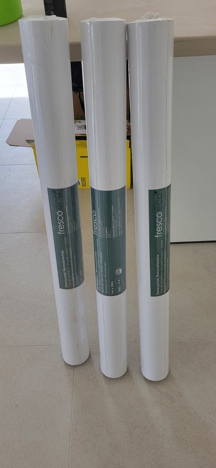 Fresco eco renovatievlies, Huis en Inrichting, Stoffering | Behang, Ophalen, Renovlies, 10 tot 25 m²