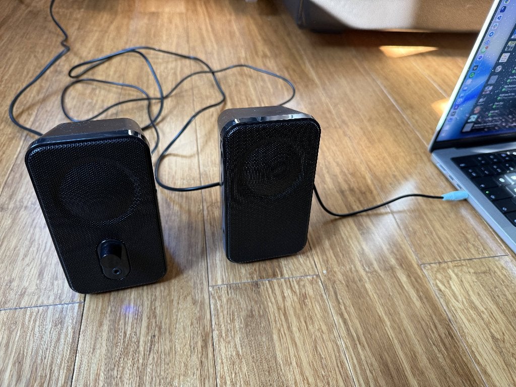 AmazonBasics V216EU pc-speakers 4,6 W – 3,5 mm jack, Ophalen, Gebruikt, Audiokanaal 2, Amazon Basic