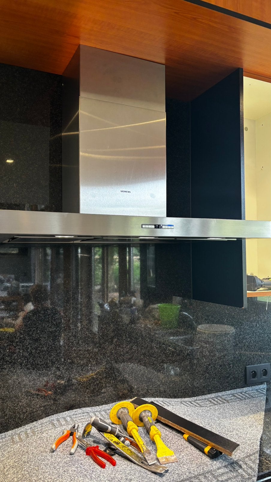 Siemens iQ500 Afzuigkap 90cm, Ophalen, Zo goed als nieuw, Wandschouwkap, Motor