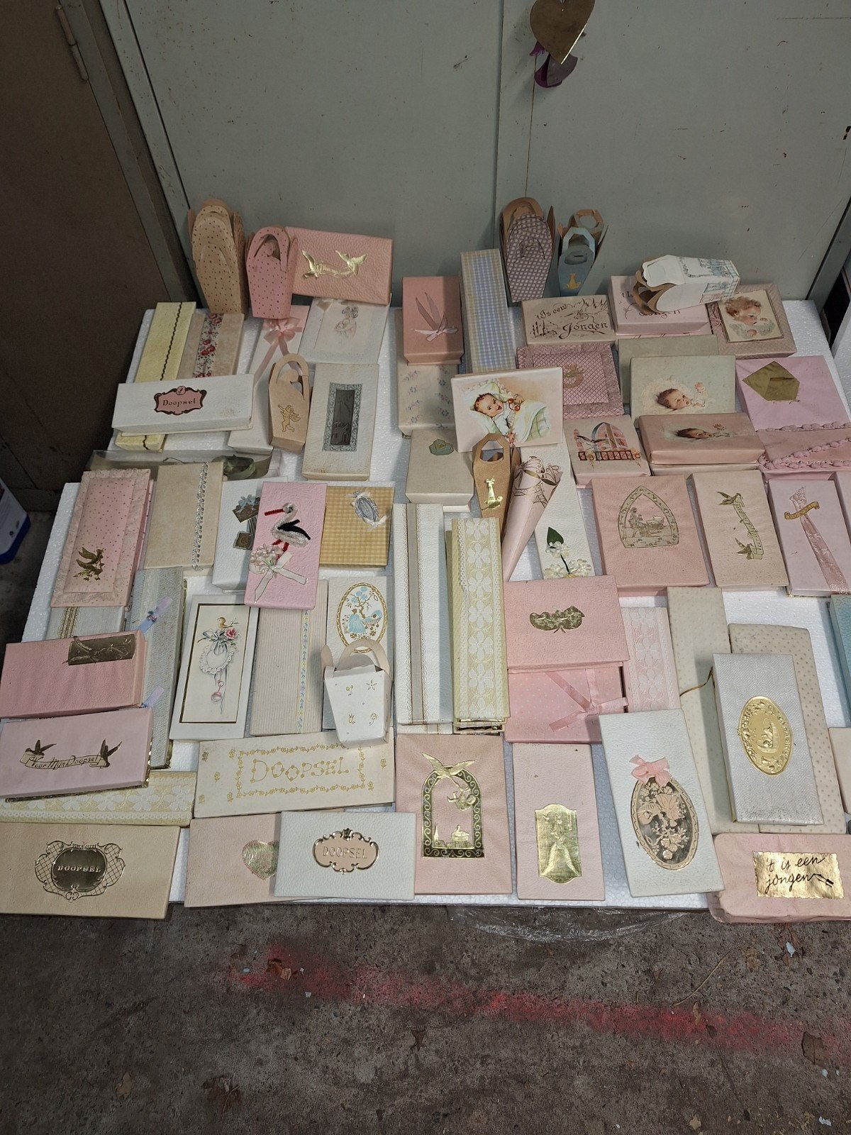 Suikerbonen doosjes, Collections, Cartes de naissance & Cartes de visite, Enlèvement