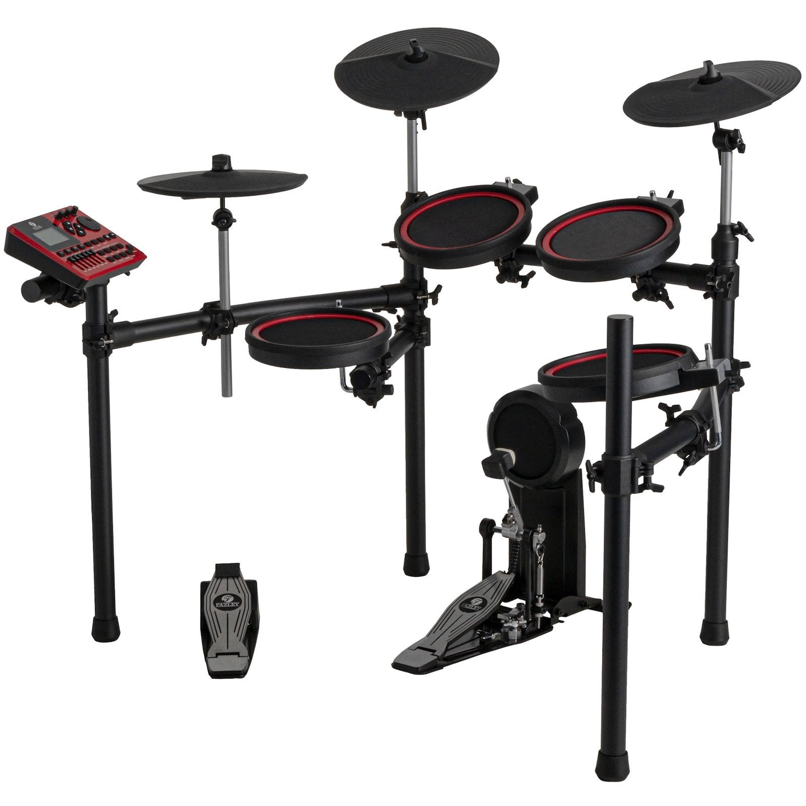 Fazley 120 drumset + drumstoel + drumsticks, Muziek en Instrumenten, Ophalen, Zo goed als nieuw