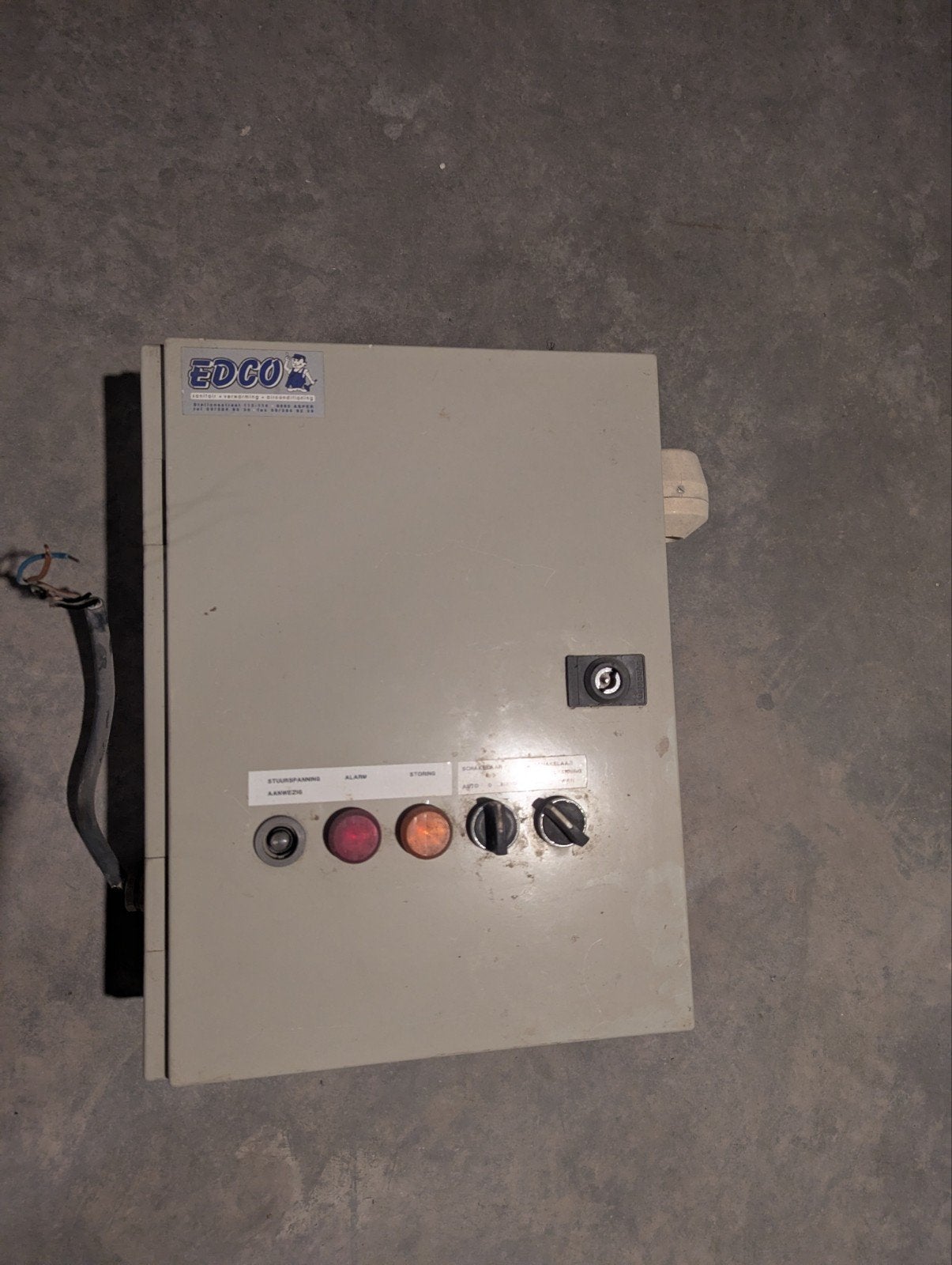 elektrische kast pompbesturing, Ophalen, Gebruikt, Aardlekschakelaar