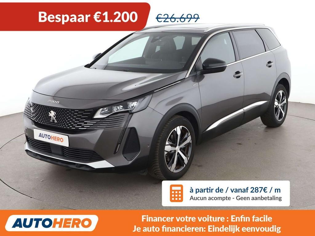 Peugeot 5008 1.2 PureTech GT (année de construction 2023), Argent ou Gris, Achat, Détection des panneaux routiers, Euro 6