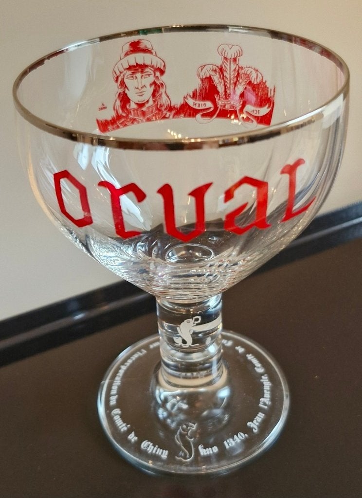 Orval - Saint-Servais - rouge/rood - 15cl (4), Ophalen of Verzenden, Zo goed als nieuw, Glas of Glazen, Overige merken