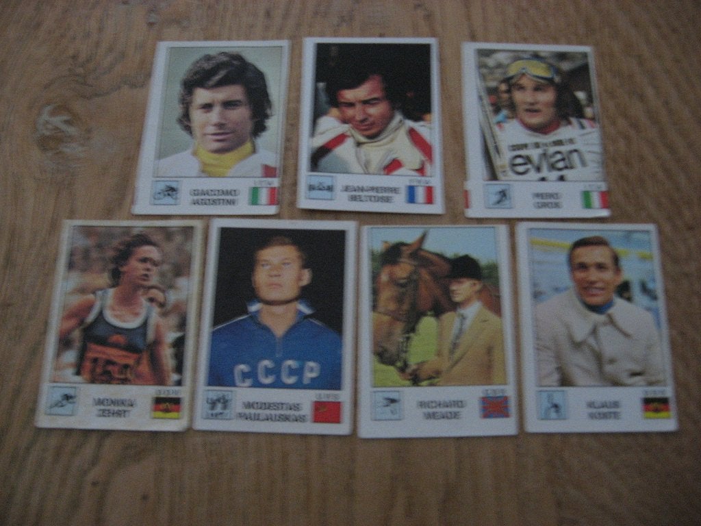 Autocollants Panini Sports Stars 1974, Enlèvement ou Envoi, Neuf, Affiche, Image ou Autocollant