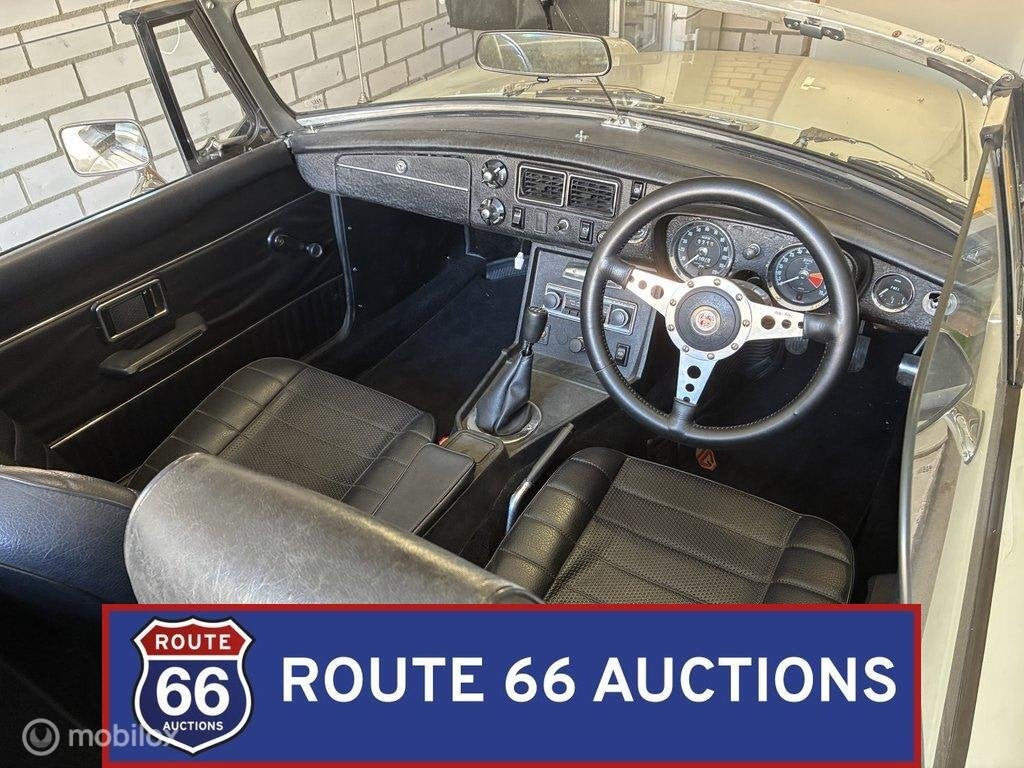 MG MGB Cabriolet | 1973 | Route 66 Auctions, Achat, Entreprise, Boîte manuelle, Autre carrosserie