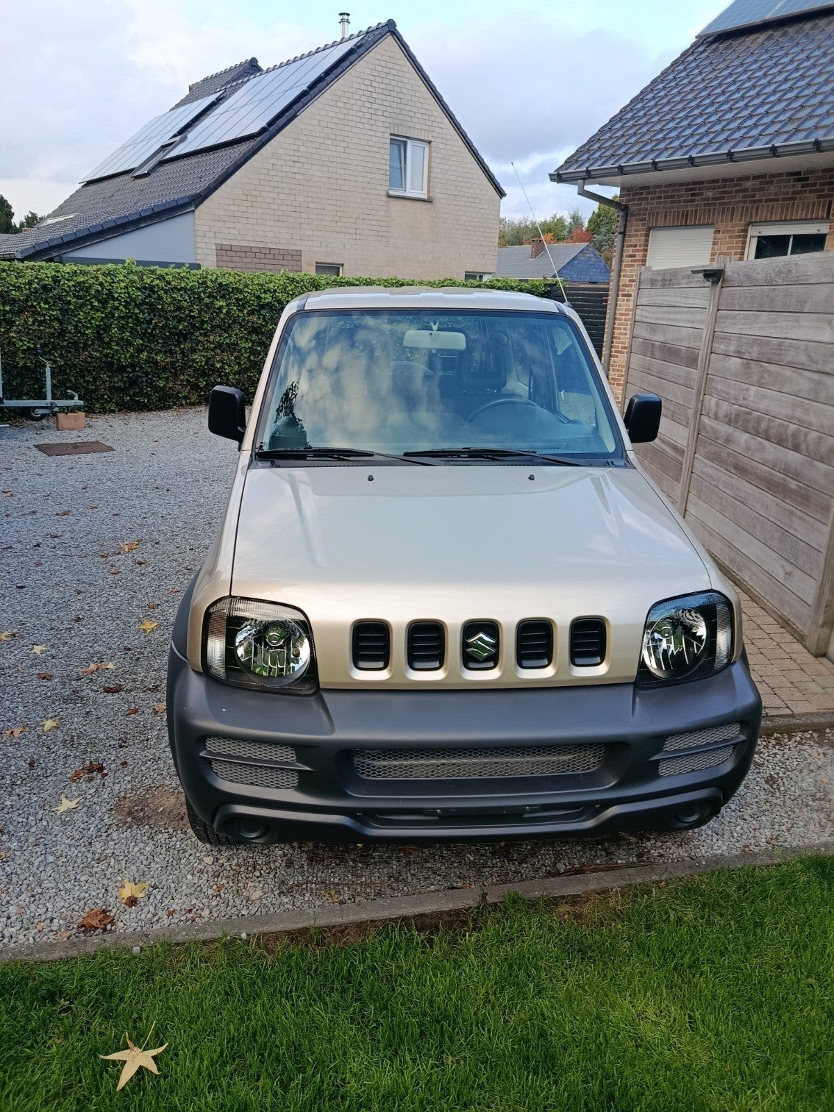 Suzuki Jimny 4 x 4, Auto's, 4 zetels, Stof, Zwart, Beige