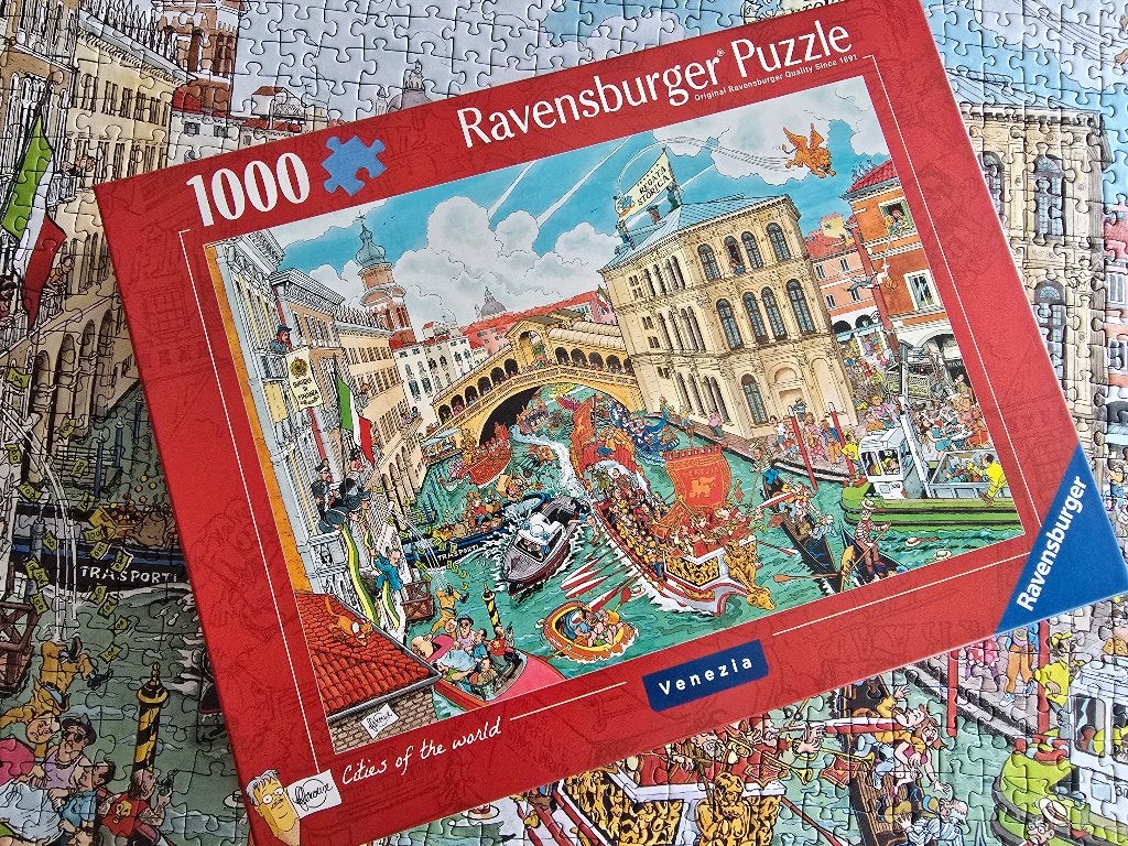 Ravensburger - Cities of the world - Venezia, Ophalen of Verzenden, 500 t/m 1500 stukjes, Zo goed als nieuw, Legpuzzel