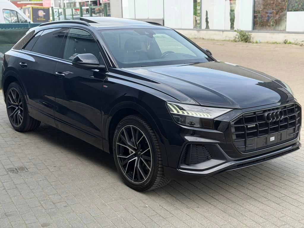 AUDI Q8 50TDi 3X S-LINE PANO DAK LEER CAMERA NAVIGATIE FULL, Auto's, Audi, Automaat, 2000 kg, Q8, Leder