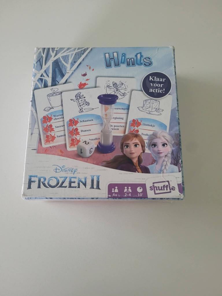 Hints
Merk: Frozen II Disney Shuffle, Hobby en Vrije tijd, Ophalen
